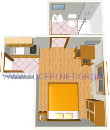 apartment's plan - Villa GRGO, Tučepi