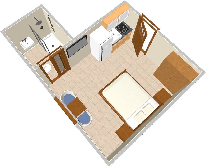 apartments Riva, Tučepi - apartments plan