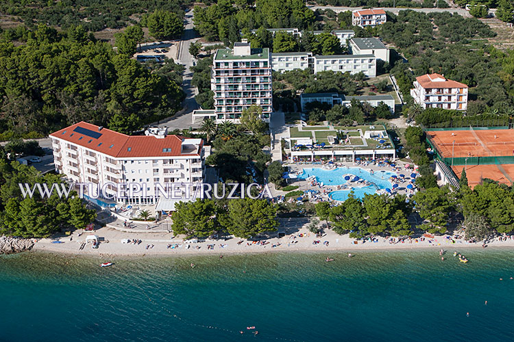 Beach Slatina with hotels Neptun and Tamaris
