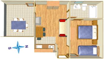 Apartments Smiljka - plan