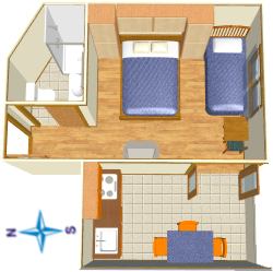 Apartments Smiljka - plan