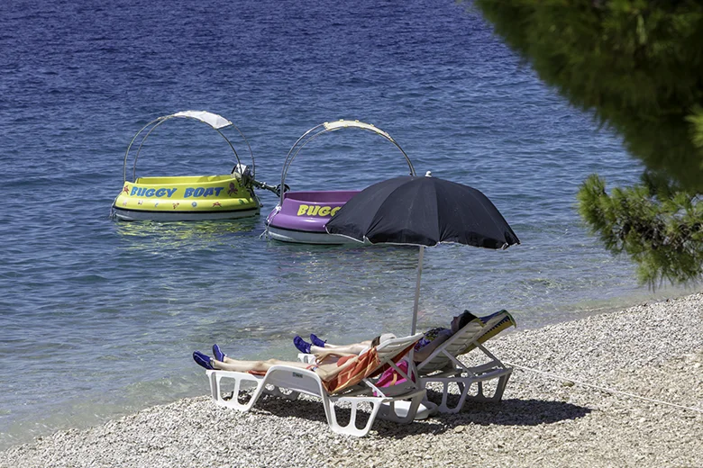 detail from beach in Tučepi