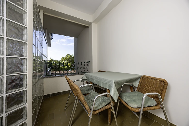 balcony with sea view